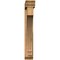 Ekena Millwork Imperial Traditional Rough Sawn Bracket w/ Offset Brace, Western Red Cedar, 6"W x 34"D x 40"H BKT0604X34X40IMP01RWR - alternate 2